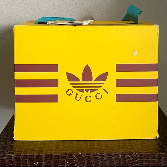 Adidas Gazelle X GG Beige Monogram - Size: US (11.5) - Picture 6 of 7